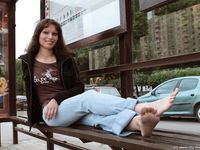 Feet - Sofia - 2008-08-14 Barefoot at home and outside