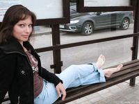 Feet - Sofia - 2008-08-14 Barefoot at home and outside