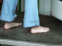 Feet - Sofia - 2008-08-14 Barefoot at home and outside