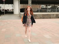 Feet - Sofia B - 2017-04-07 A barefoot redhead's trip