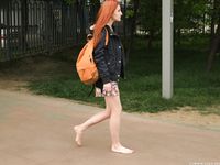 Feet - Sofia B - 2017-04-07 A barefoot redhead's trip