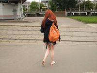 Feet - Sofia B - 2017-04-07 A barefoot redhead's trip