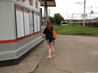 Feet - Sofia B - 2017-04-07 A barefoot redhead's trip