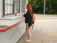 Feet - Sofia B - 2017-04-07 A barefoot redhead's trip