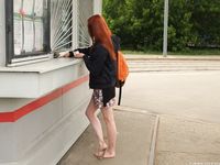 Feet - Sofia B - 2017-04-07 A barefoot redhead's trip