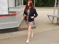 Feet - Sofia B - 2017-04-07 A barefoot redhead's trip