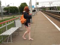 Feet - Sofia B - 2017-04-07 A barefoot redhead's trip