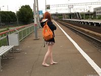 Feet - Sofia B - 2017-04-07 A barefoot redhead's trip