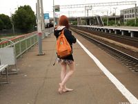 Feet - Sofia B - 2017-04-07 A barefoot redhead's trip