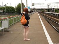 Feet - Sofia B - 2017-04-07 A barefoot redhead's trip