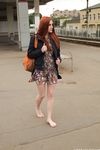 Feet - Sofia B - 2017-04-07 A barefoot redhead's trip