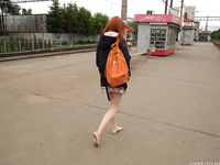 Feet - Sofia B - 2017-04-07 A barefoot redhead's trip