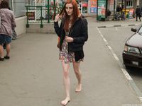 Feet - Sofia B - 2017-04-07 A barefoot redhead's trip