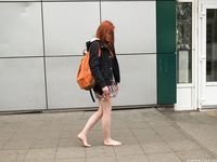 Feet - Sofia B - 2017-04-07 A barefoot redhead's trip