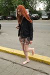 Feet - Sofia B - 2017-04-07 A barefoot redhead's trip