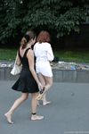 Feet - Sveta + Lena B - 2004-11-14 In the center of Moscow