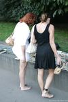 Feet - Sveta + Lena B - 2004-11-14 In the center of Moscow