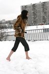 Feet - Tamara -  2009-05-27 Barefoot winter endurnce test