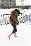 Feet - Tamara -  2009-05-27 Barefoot winter endurnce test