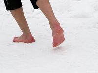 Feet - Tamara -  2009-05-27 Barefoot winter endurnce test