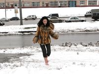 Feet - Tamara -  2009-05-27 Barefoot winter endurnce test