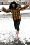Feet - Tamara -  2009-05-27 Barefoot winter endurnce test