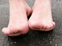 Feet - Tamara -  2009-05-27 Barefoot winter endurnce test