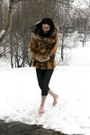 Feet - Tamara -  2009-05-27 Barefoot winter endurnce test