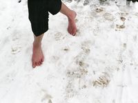 Feet - Tamara -  2009-05-27 Barefoot winter endurnce test