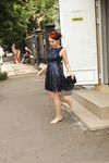 Feet - Toria - 2013-08-24 Redhead beauty in blue dress