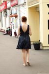 Feet - Toria - 2013-08-24 Redhead beauty in blue dress