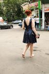 Feet - Toria - 2013-08-24 Redhead beauty in blue dress