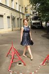 Feet - Toria - 2013-08-24 Redhead beauty in blue dress