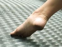 Feet - Toria - 2013-08-24 Redhead beauty in blue dress