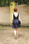 Feet - Toria - 2013-08-24 Redhead beauty in blue dress
