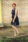 Feet - Toria - 2013-08-24 Redhead beauty in blue dress