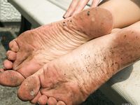 Feet - Toria - 2013-08-24 Redhead beauty in blue dress