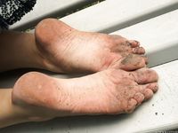 Feet - Toria - 2013-08-24 Redhead beauty in blue dress