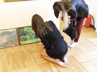 Feet - Uliana - 2016-11-29 Tired of shoes