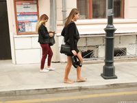 Feet - Uliana - 2016-11-29 Tired of shoes