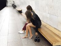 Feet - Uliana - 2016-11-29 Tired of shoes