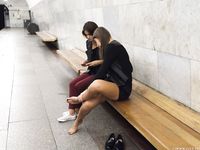 Feet - Uliana - 2016-11-29 Tired of shoes