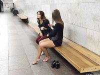 Feet - Uliana - 2016-11-29 Tired of shoes