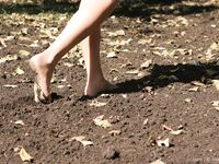 Feet - Valya - 2005-12-09 Sexy flexible feet in the city surroundings