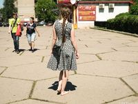 Feet - Valya A - 2016-02-28 A girl with plaited hair