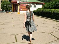 Feet - Valya A - 2016-02-28 A girl with plaited hair