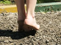 Feet - Valya A - 2016-02-28 A girl with plaited hair