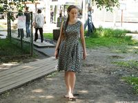 Feet - Valya A - 2016-02-28 A girl with plaited hair