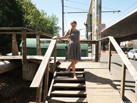 Feet - Valya A - 2016-02-28 A girl with plaited hair