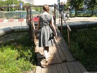 Feet - Valya A - 2016-02-28 A girl with plaited hair